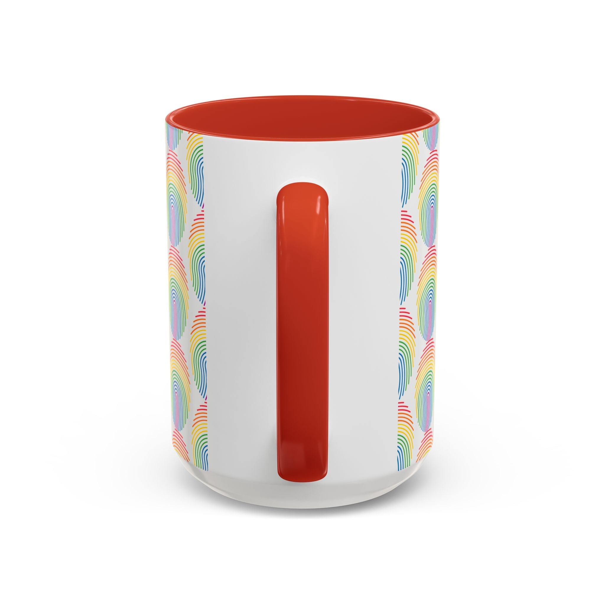 Bespattered Facade Rainbow Fingerprint Mug | Eight Colors | 11oz or 15oz