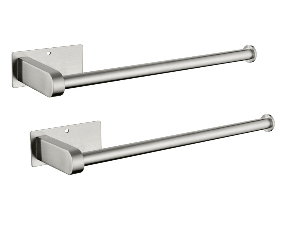 Paper Towel Holders,Paper Towels Rolls - for Kitchen,Paper Towels Bulk- Self-Adhesive Under Cabinet,Both Available in Adhesive and Screws,Stainless Steel Paper Towel Holder(12inch, 2 Pack)