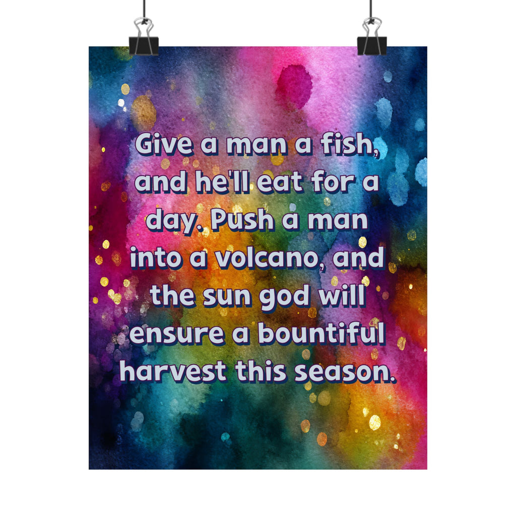 Bespattered Facade "Feed Your Man a Fish" Giclée Archival Matte Paper Prints