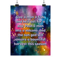 Bespattered Facade "Feed Your Man a Fish" Giclée Archival Matte Paper Prints