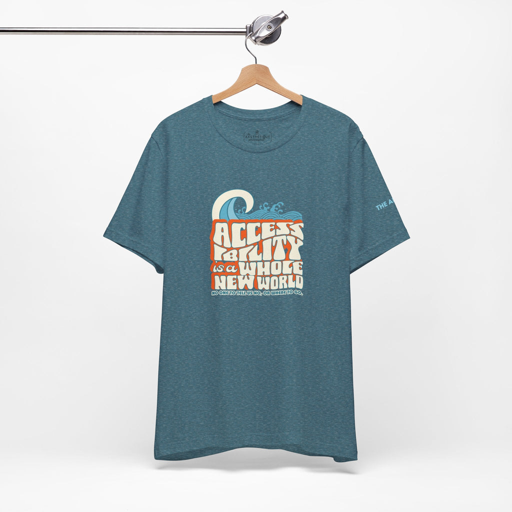 Accessibility Is A Whole New World - Fundraiser Adult Unisex Tee