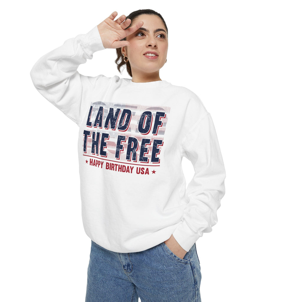 America 250 – Happy Birthday USA “Land of the Free” Sweatshirt