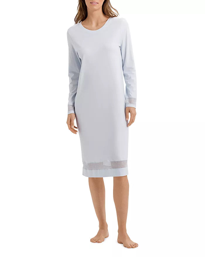 Hanro Ira Long Sleeve Gown, XS