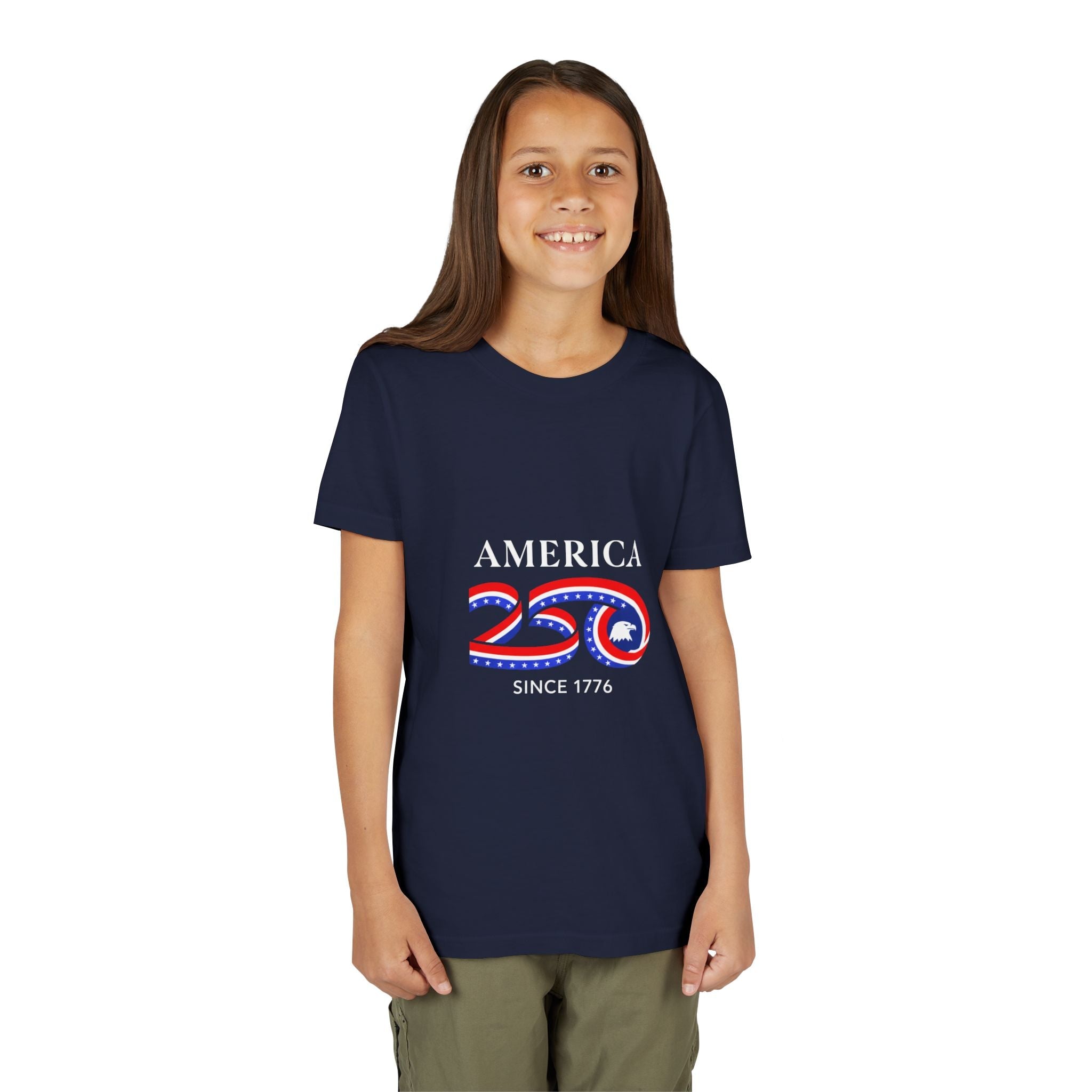 Youth Tee - "America 250 Since 1776" Patriotic 250th Anniversary Kids T-Shirt