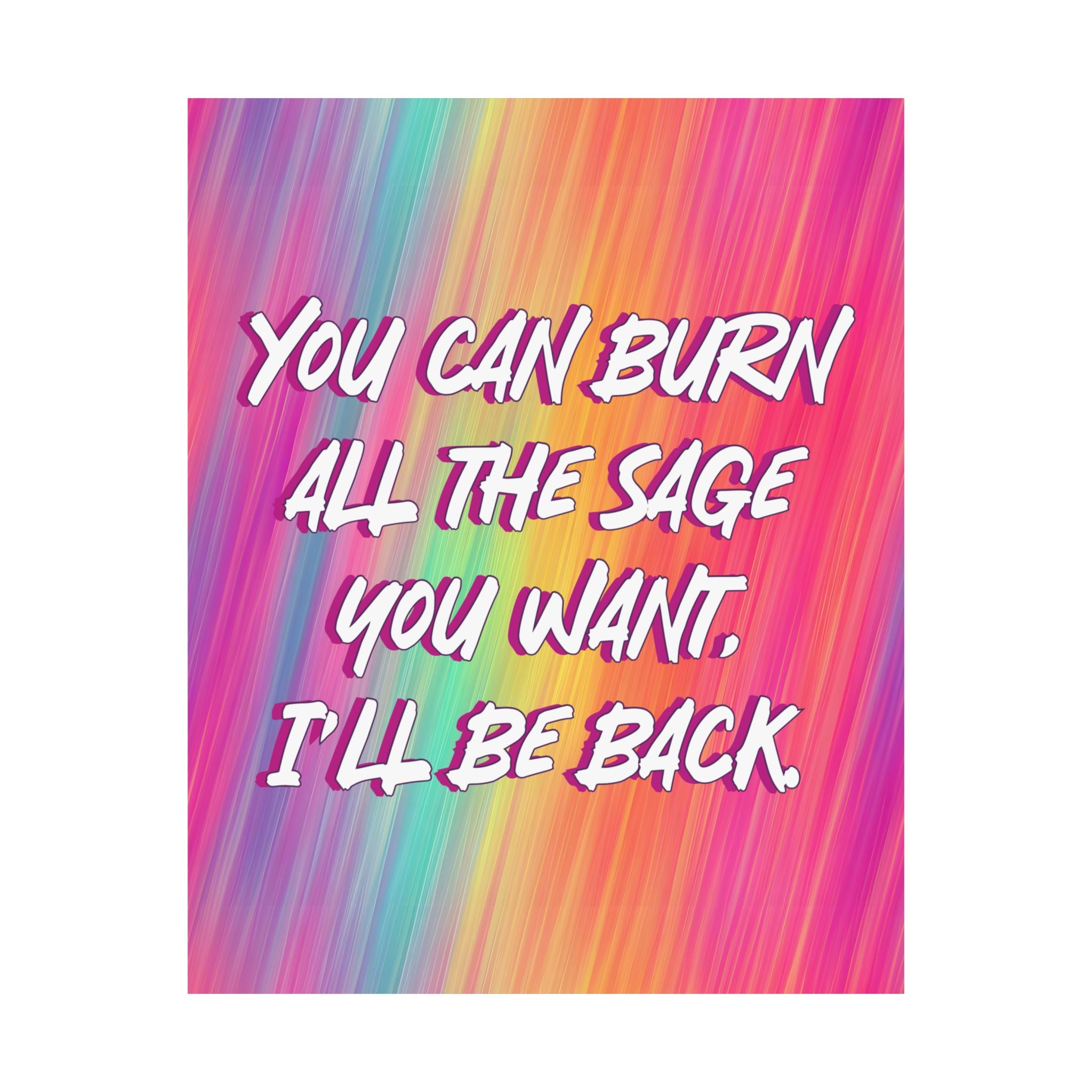 Bespattered Facade "I'll Be Back" Giclée Archival Matte Paper Prints