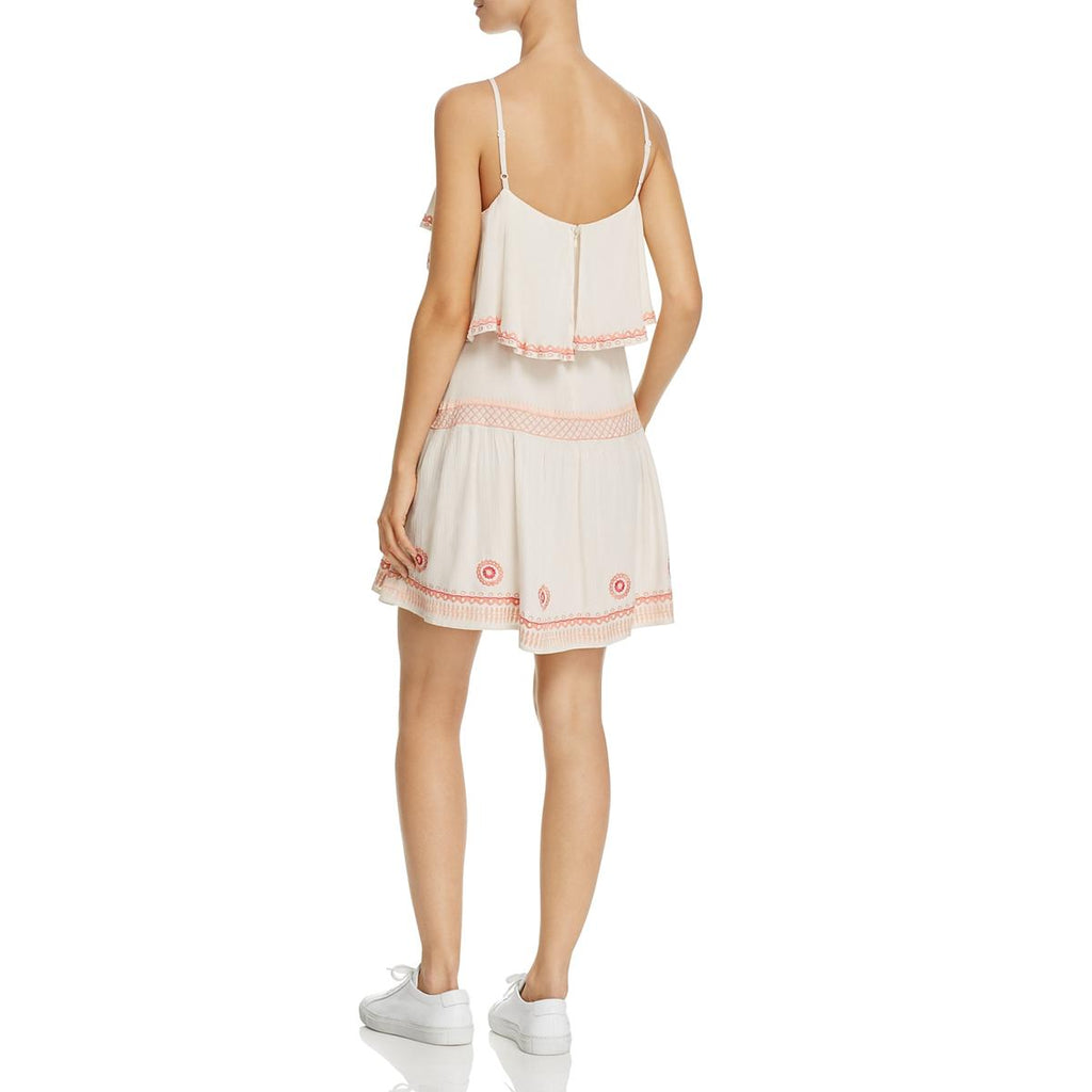 Rahi Cali Womens Wildflower Lolita Boho Mini Casual Dress, XS