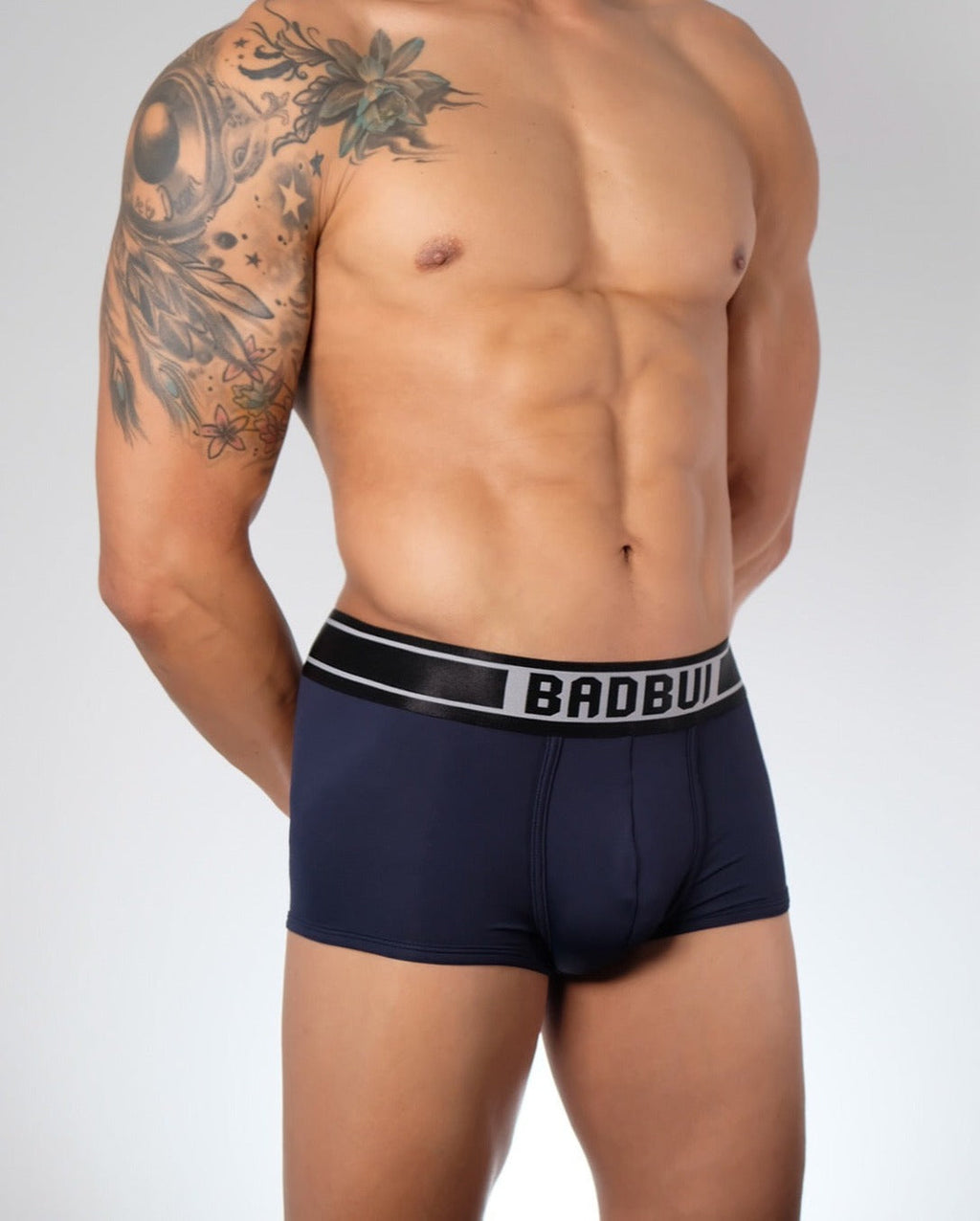 Low Rise Trunk - Navy/Grey