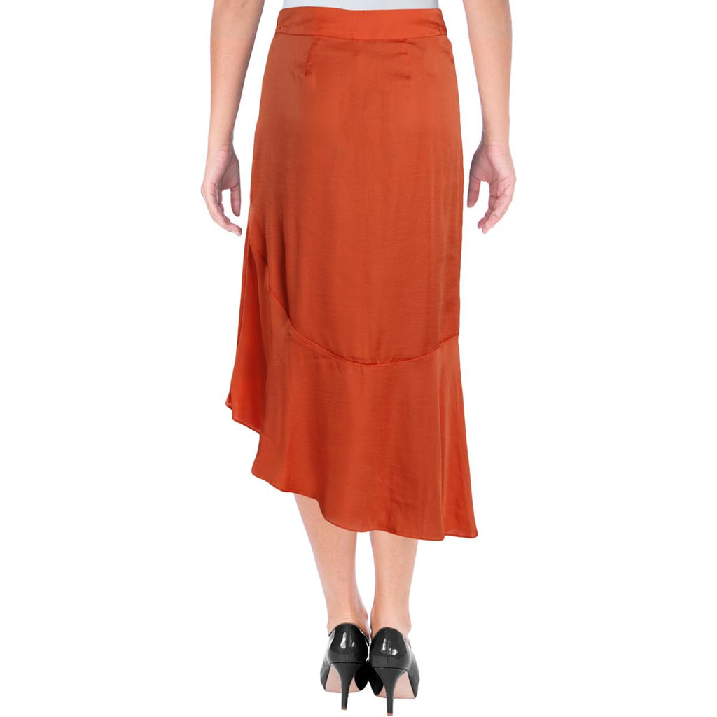 Free People Womens Lola Asymmetric Ruffled Skirt, Size 6