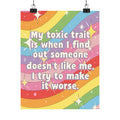 Bespattered Facade "Toxic Trait" Rainbow Giclée Archival Matte Paper Prints