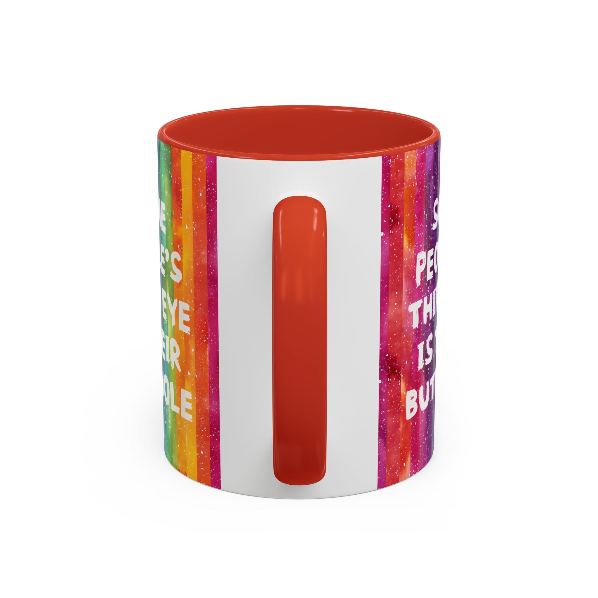 Bespattered Facade All-Seeing Butthole Rainbow Mug | Eight Colors | 11oz or 15oz