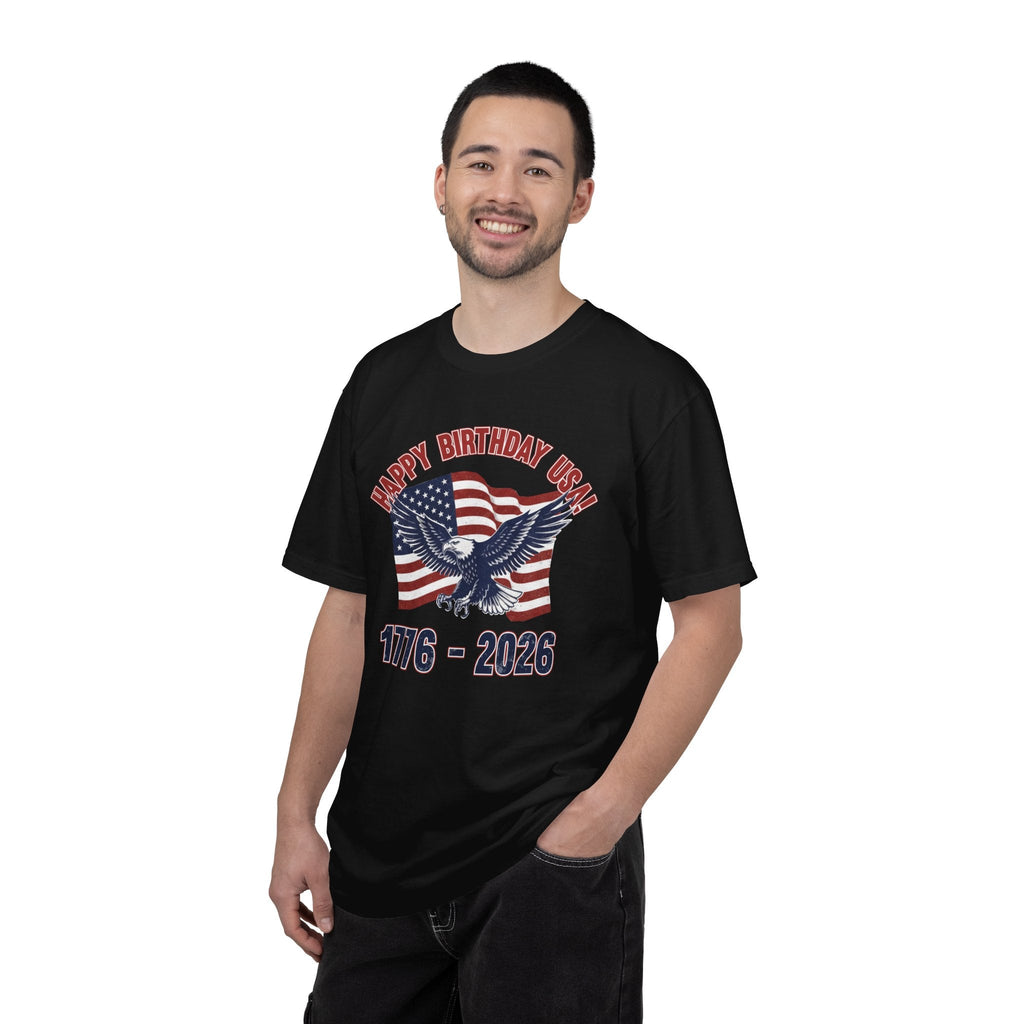 America 250 – Eagle Flag “1776–2026” Happy Birthday USA T-Shirt