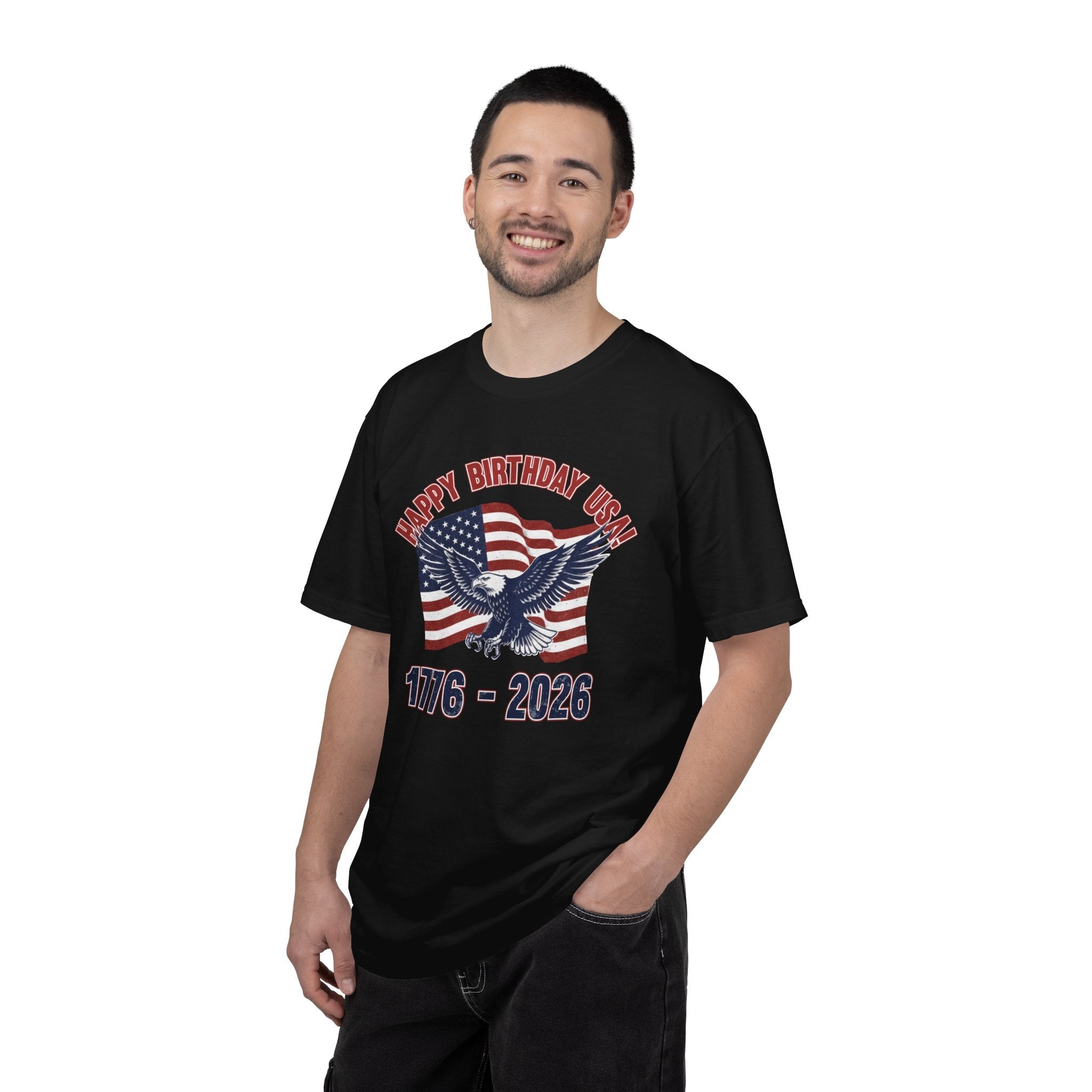 America 250 – Eagle Flag “1776–2026” Happy Birthday USA T-Shirt