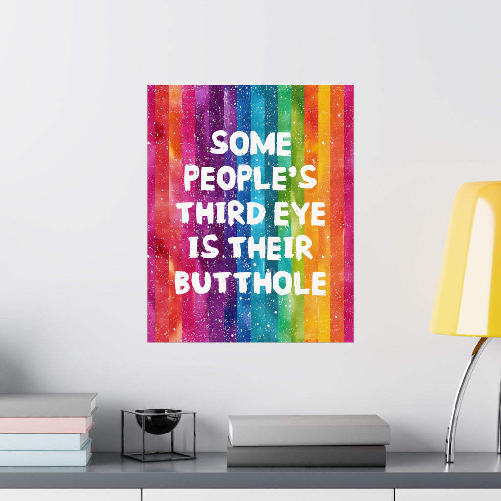 Bespattered Facade All-Seeing Butthole Rainbow Giclée Archival Matte Paper Prints