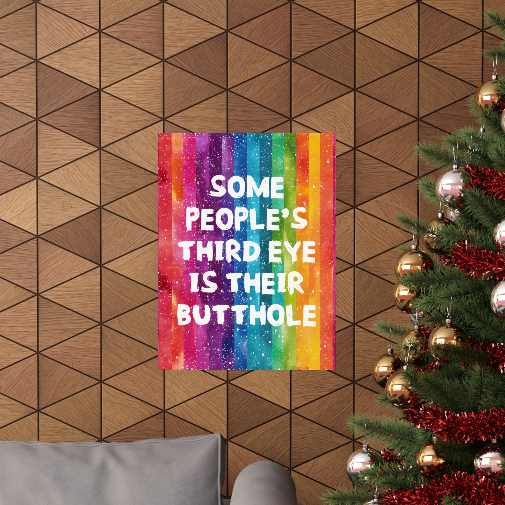 Bespattered Facade All-Seeing Butthole Rainbow Giclée Archival Matte Paper Prints