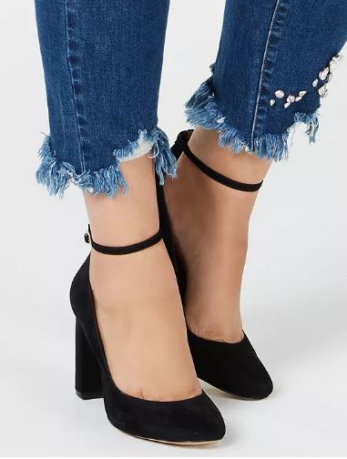 I.N.C. Plus Size Embellished Distressed Skinny Jeans