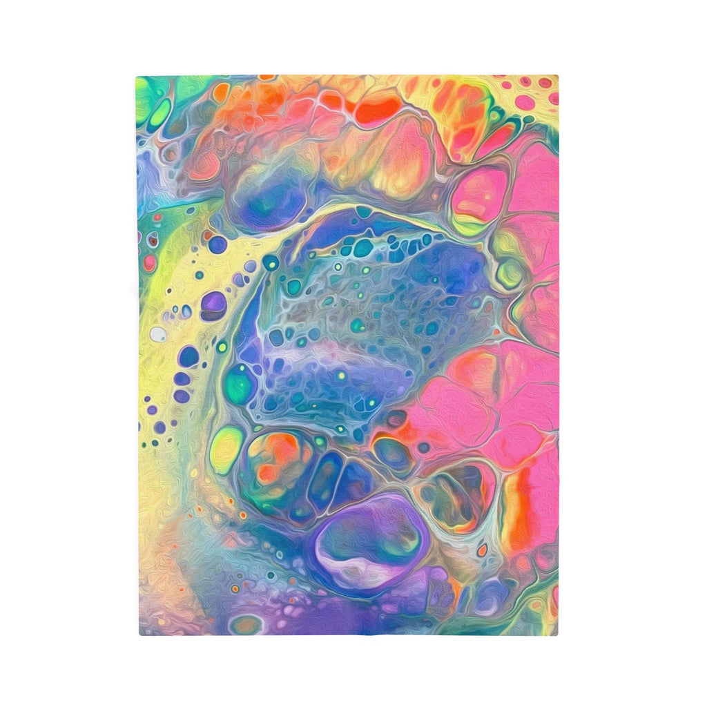 Bespattered Facade Unicorn Velveteen Plush Blanket | 3 Sizes