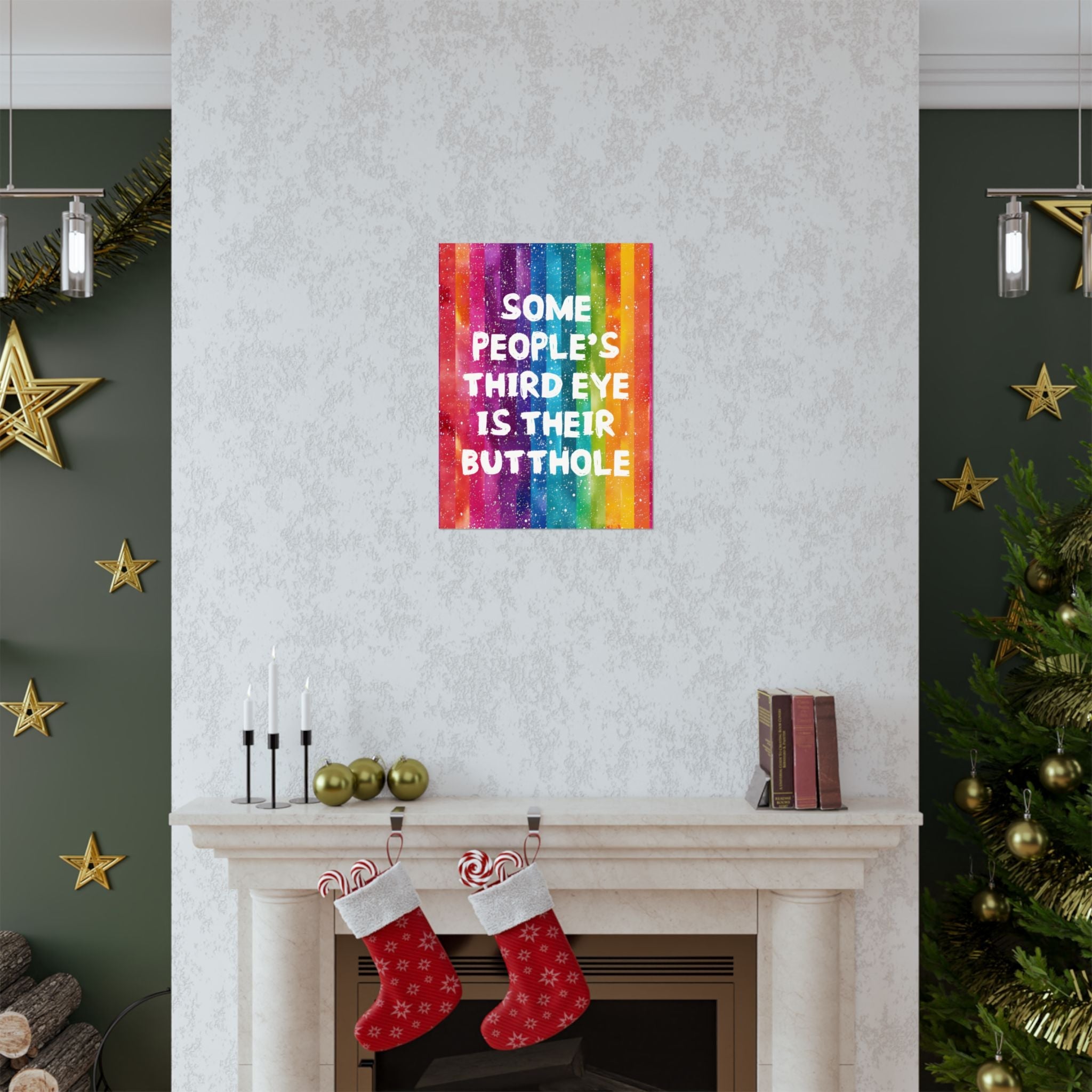Bespattered Facade All-Seeing Butthole Rainbow Giclée Archival Matte Paper Prints