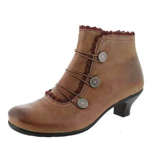 2020 New Plus Size High Heel Women's Ankle Boots
