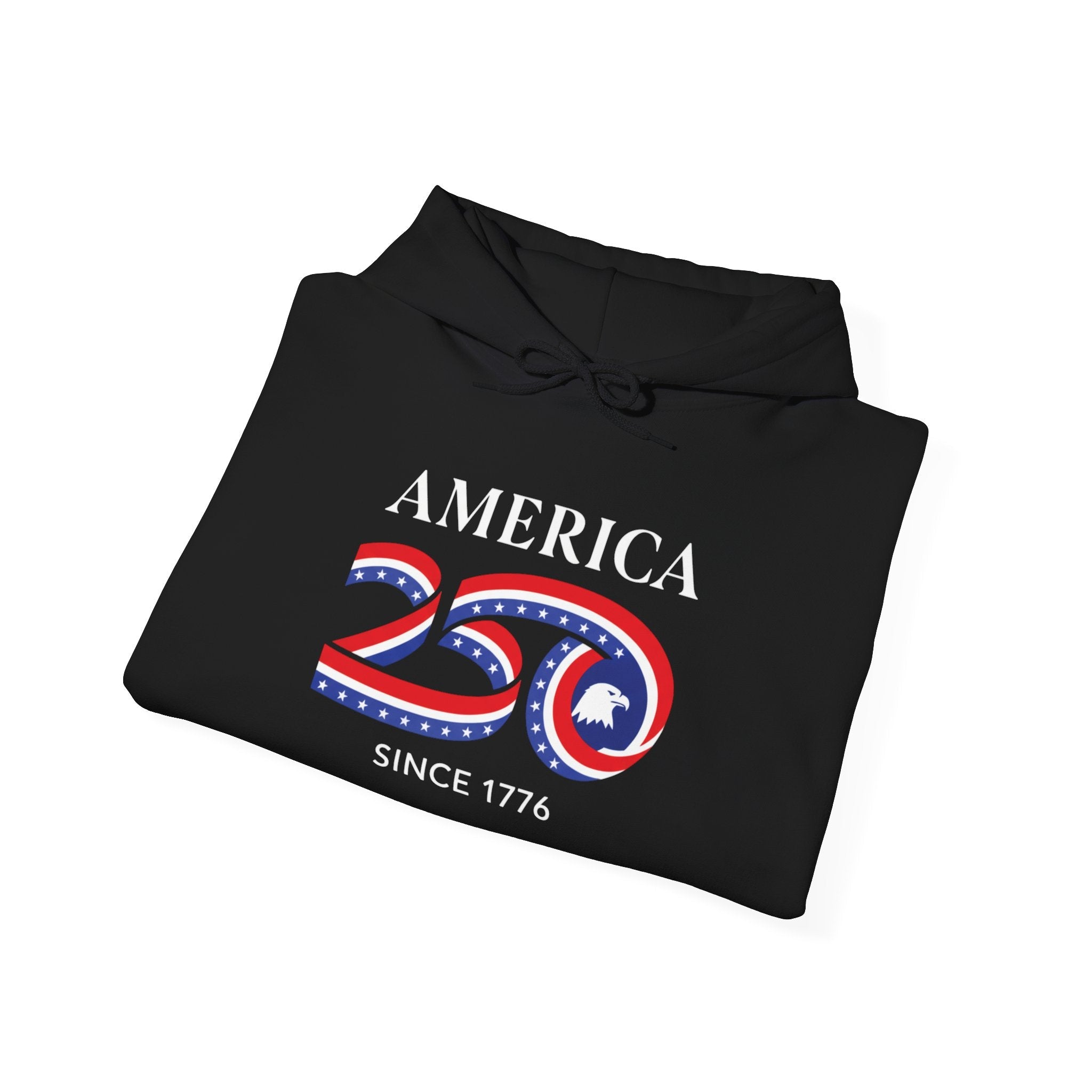 Eagle in 250 Happy Birthday USA Patriotic Pullover