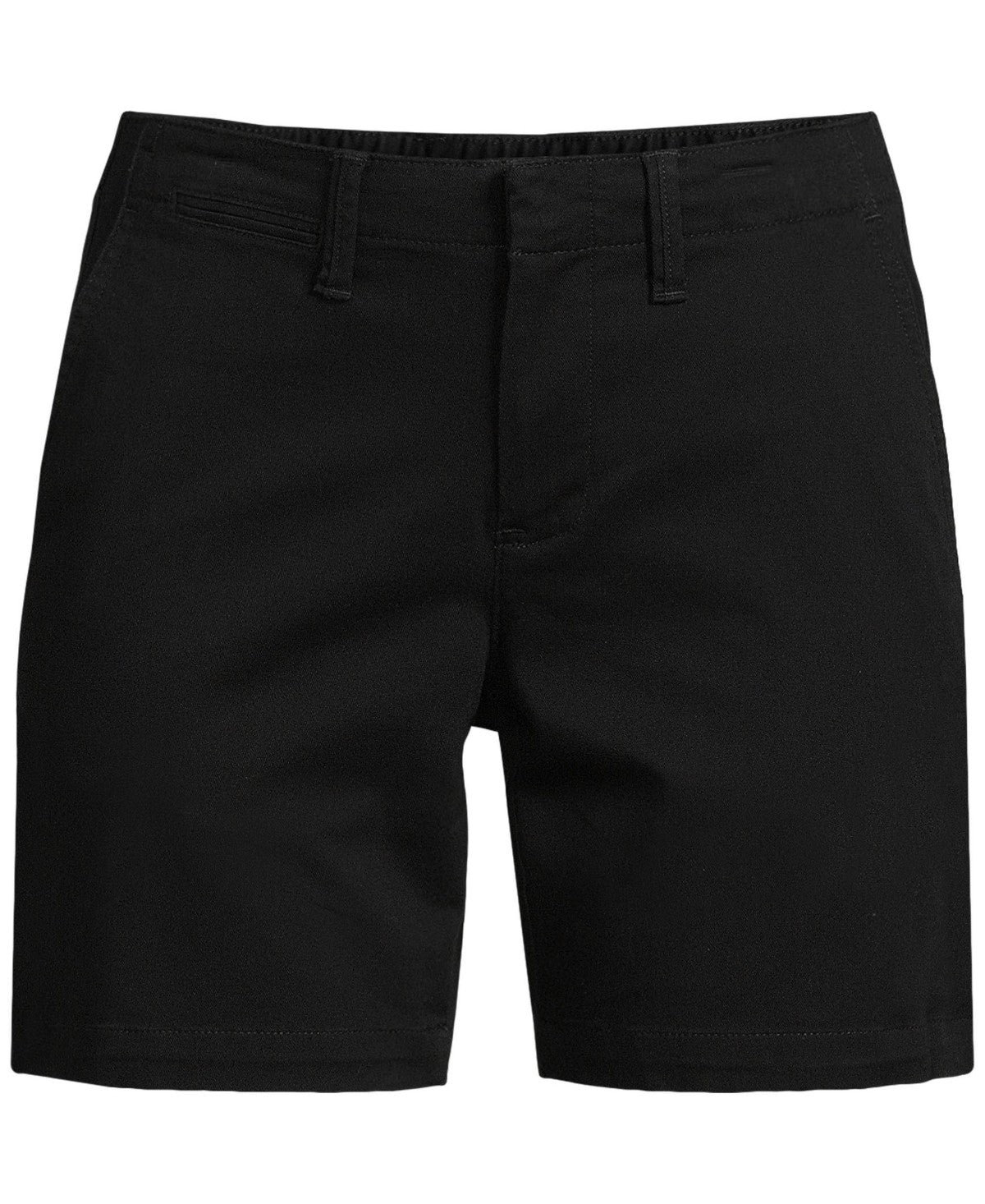 Lands End Womens Classic 7 Chino Shorts, Size 16