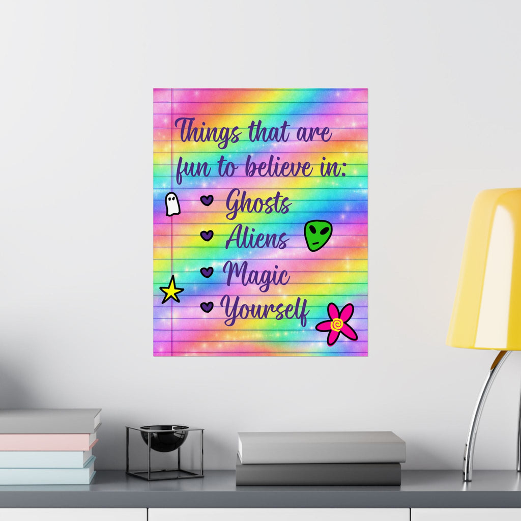 Bespattered Facade "Things That Are Fun to Believe In" Giclée Archival Matte Paper Prints