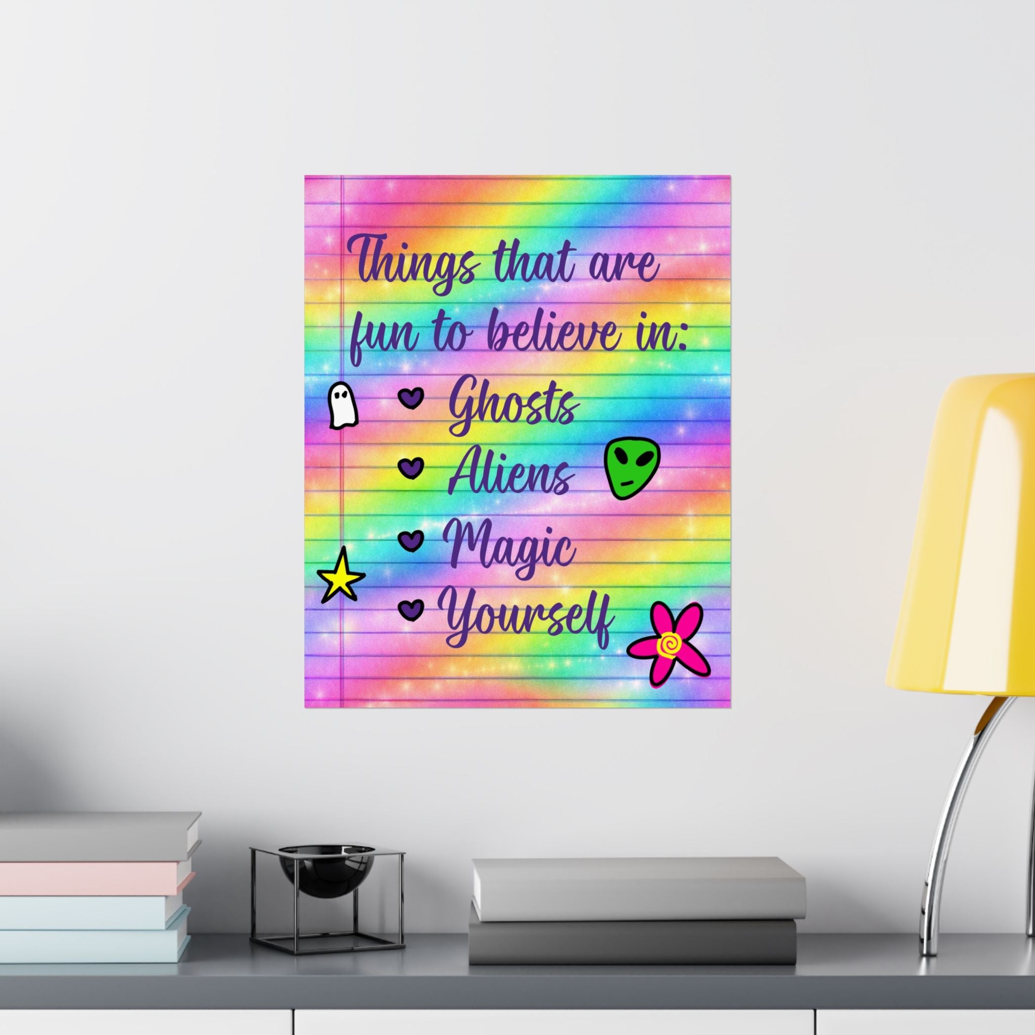 Bespattered Facade "Things That Are Fun to Believe In" Giclée Archival Matte Paper Prints