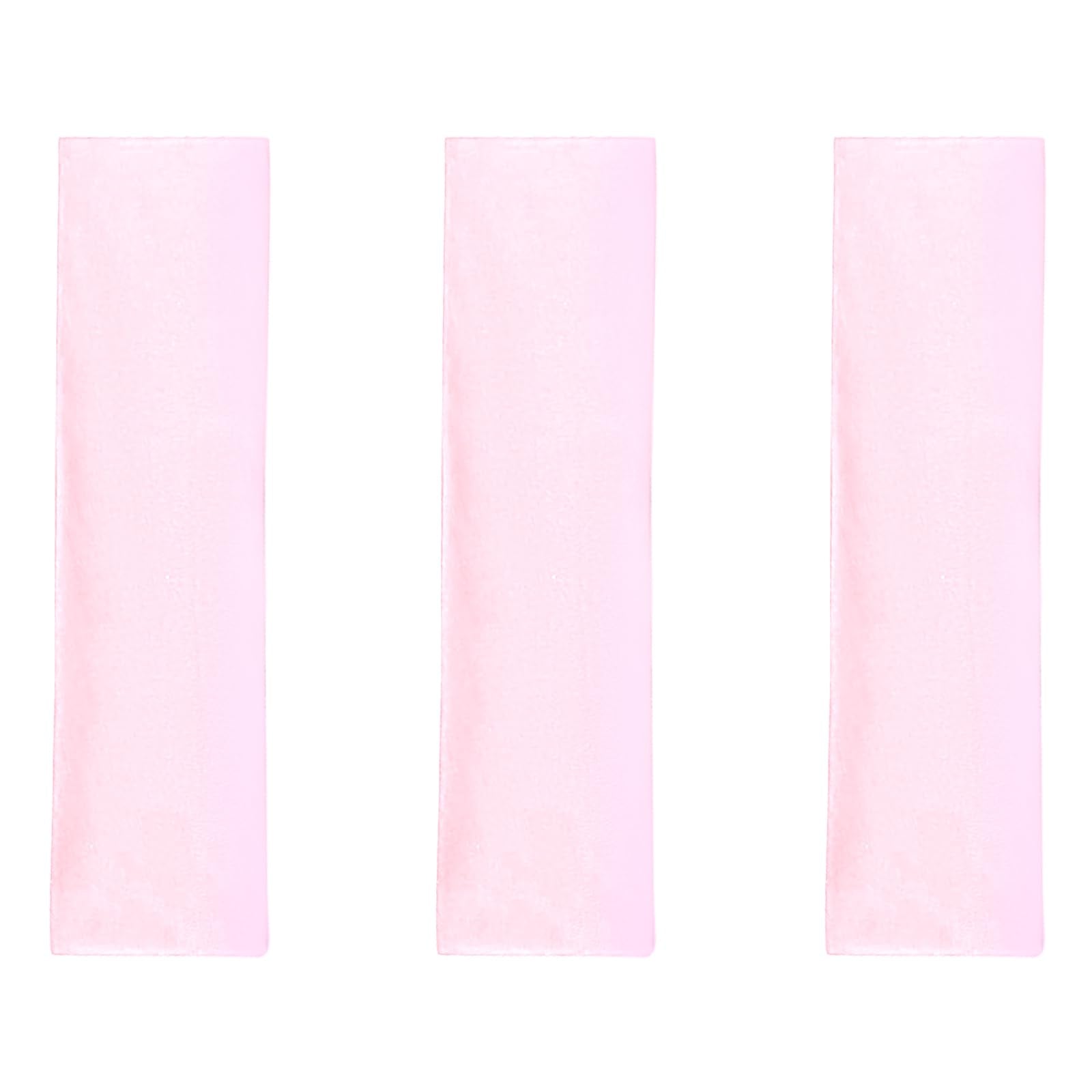 Buyongwant Headbands for Women Non Slip - 3PCS Stretchy Hair Bands Elastic Sweat Hairbands for Workout Yoga Running (Pink)