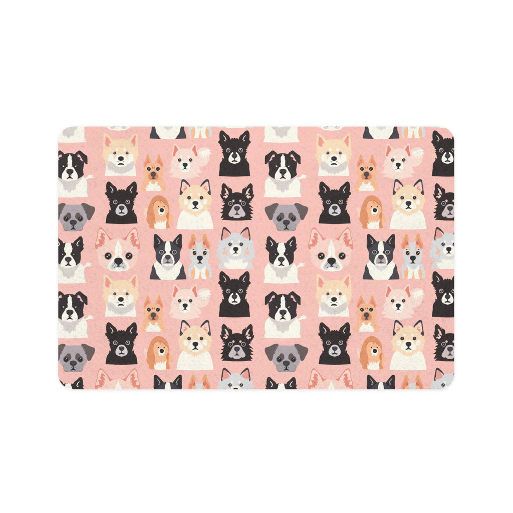 Bespattered Facade "I'm Here With My Posse" Pet Food Mat