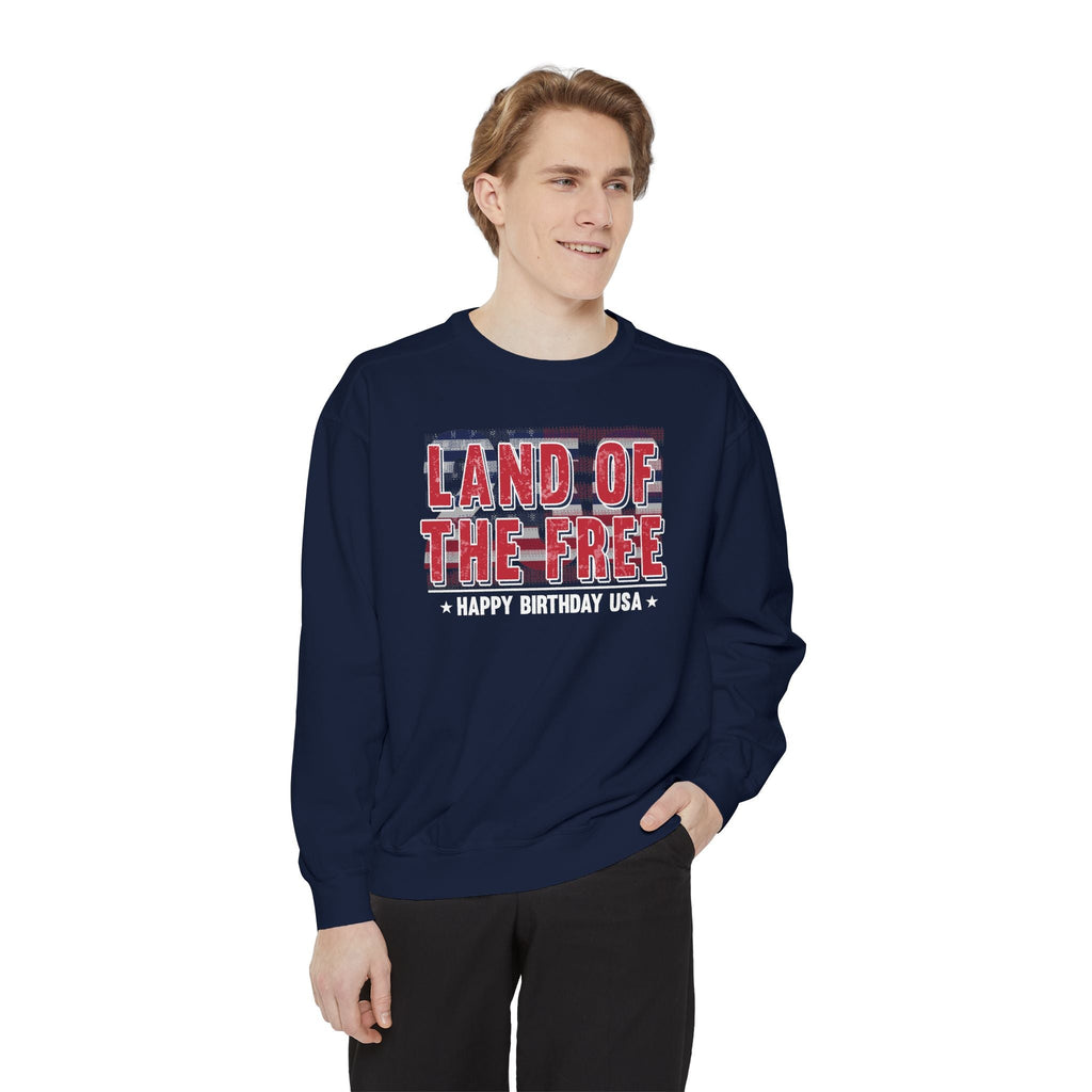 America 250 – Happy Birthday USA “Land of the Free” Sweatshirt