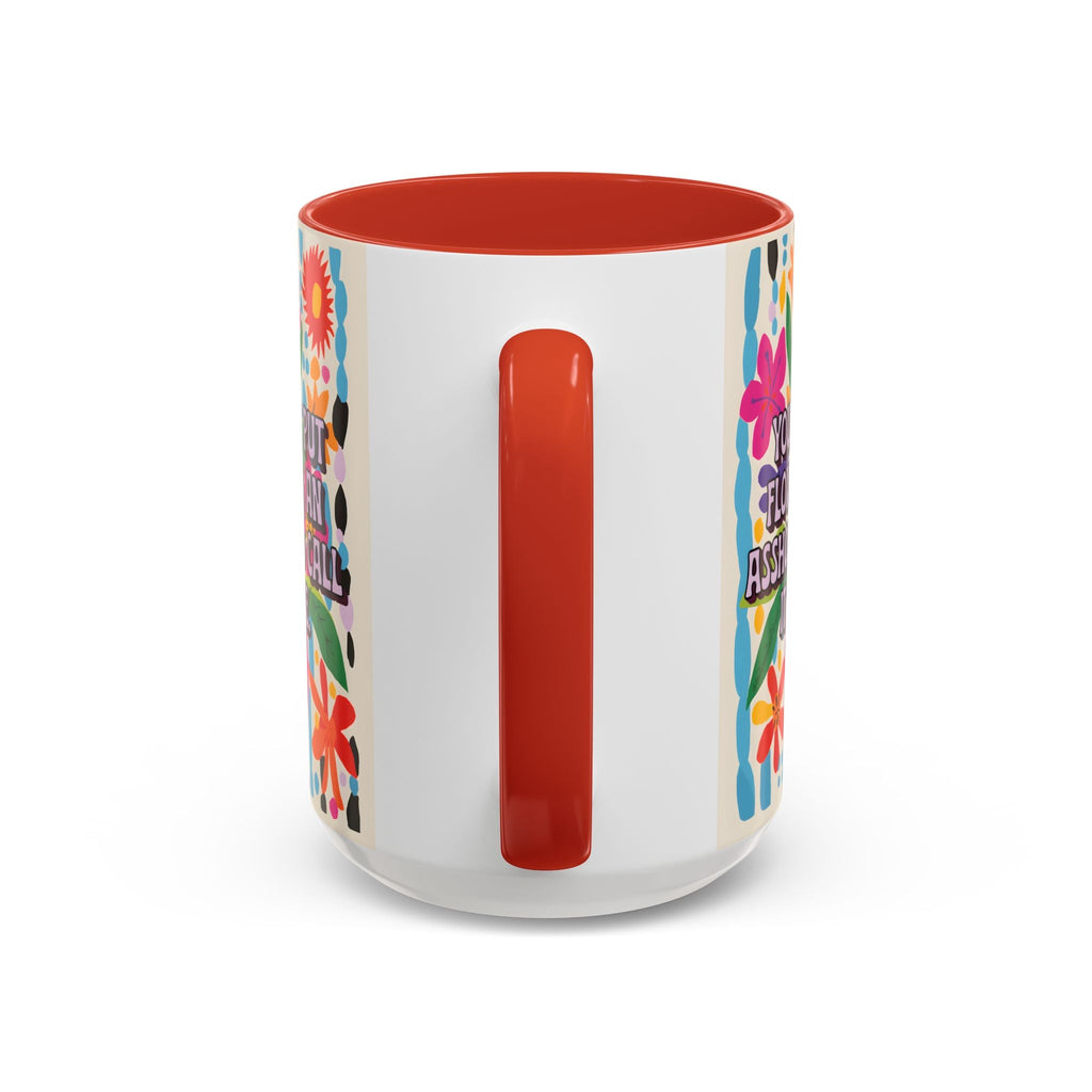 Bespattered Facade Flower Vase Floral Mug | Eight Colors | 11oz or 15oz