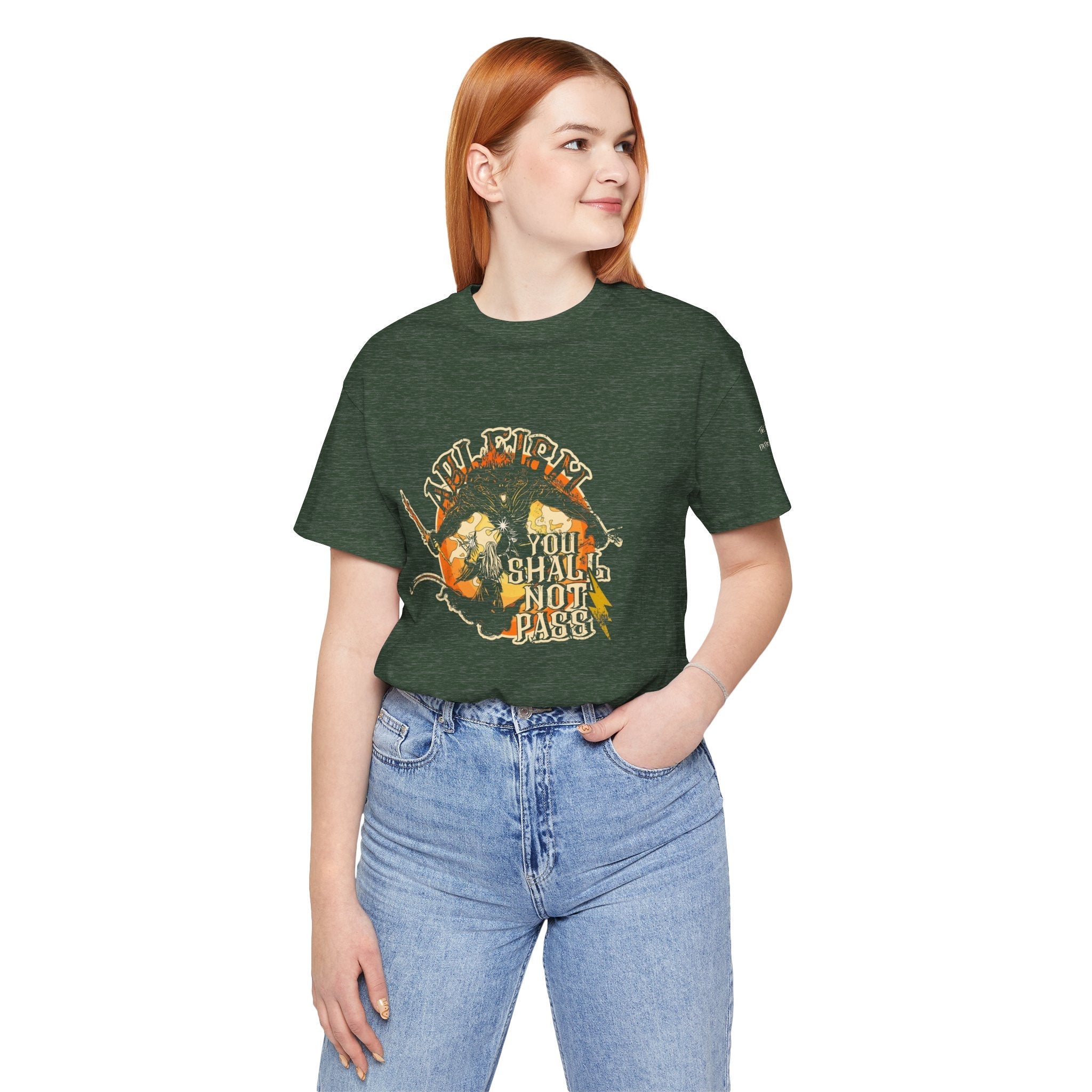 Ableism - You Shall Not Pass - LOTR Style - Unisex Jersey Short Sleeve Tee (Ships Internationally)