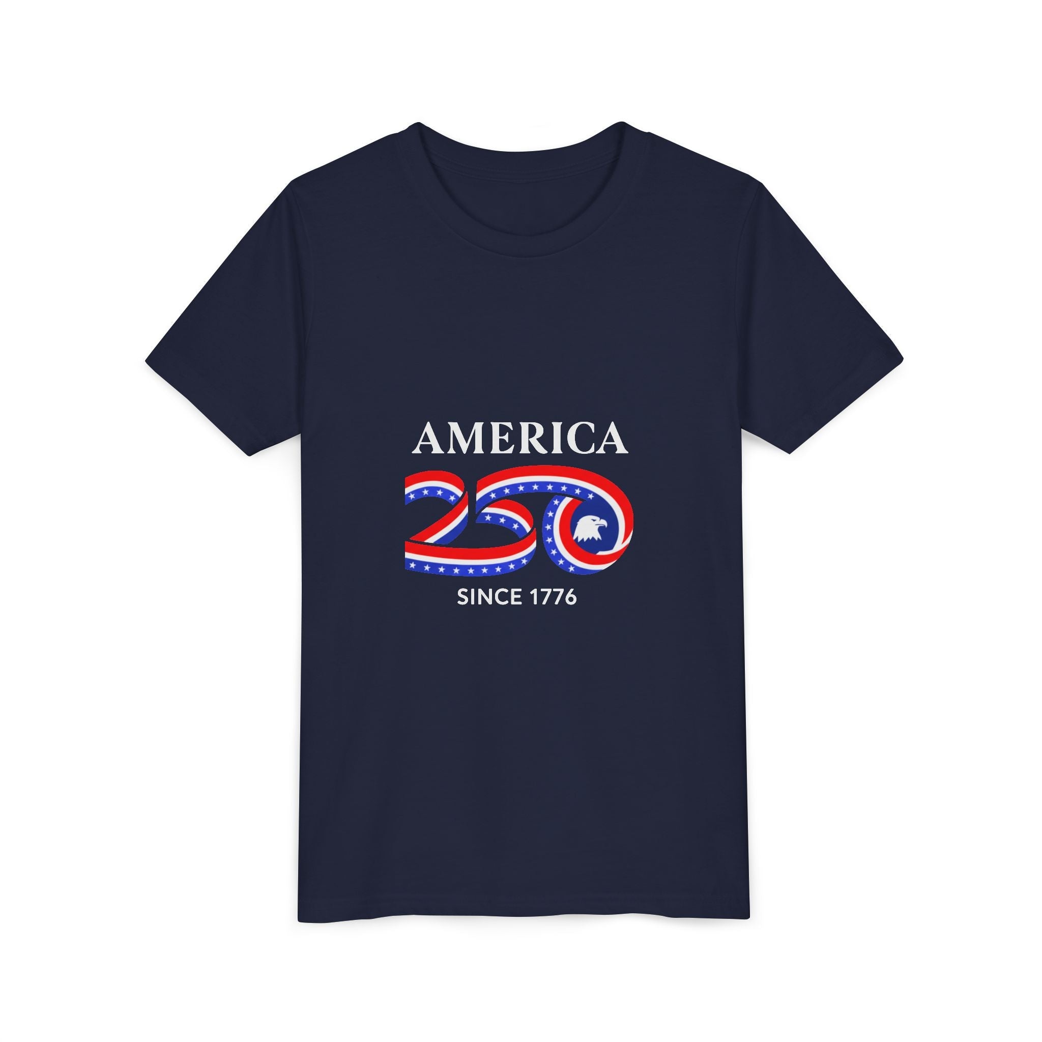 Youth Tee - "America 250 Since 1776" Patriotic 250th Anniversary Kids T-Shirt