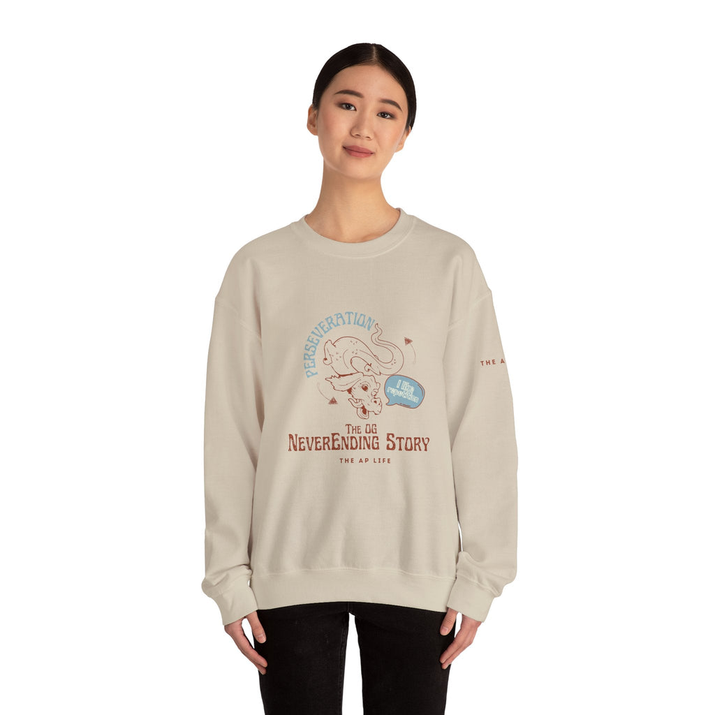 Perseveration The OG NeverEnding Story - Adult Unisex Crewneck Sweatshirt