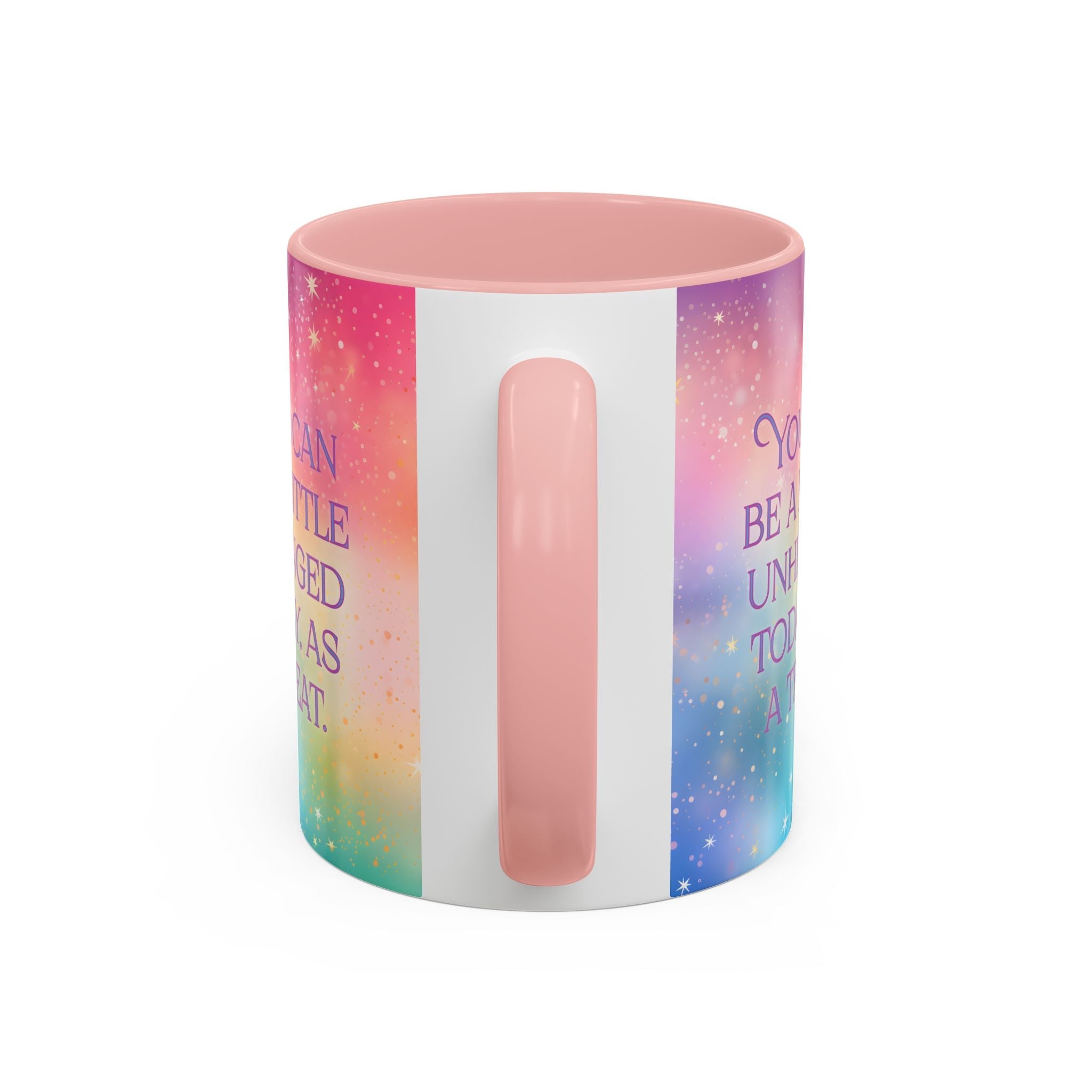 Bespattered Facade Treat Yourself Pastel Rainbow Mug | Three Colors | 11oz or 15oz