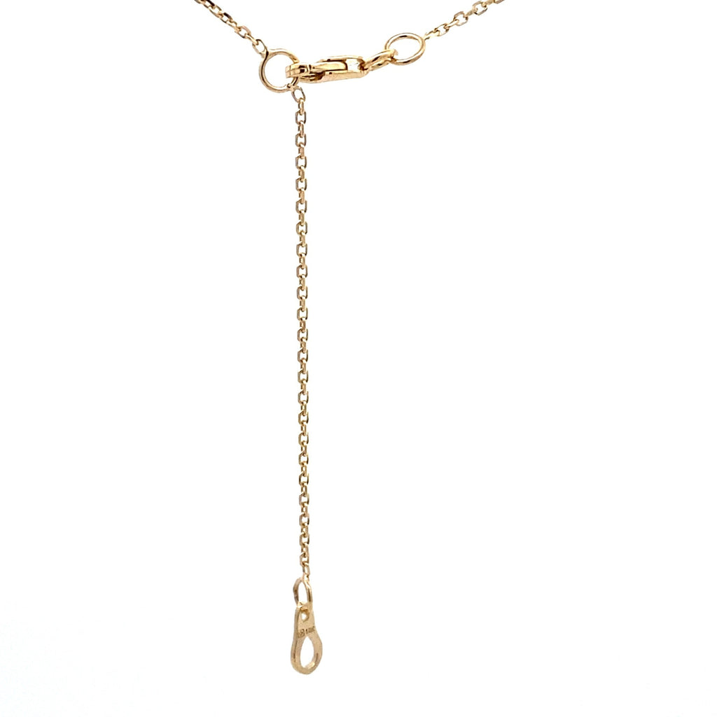 Sapphire Diamond Fashion Pendants 10KT Yellow Gold