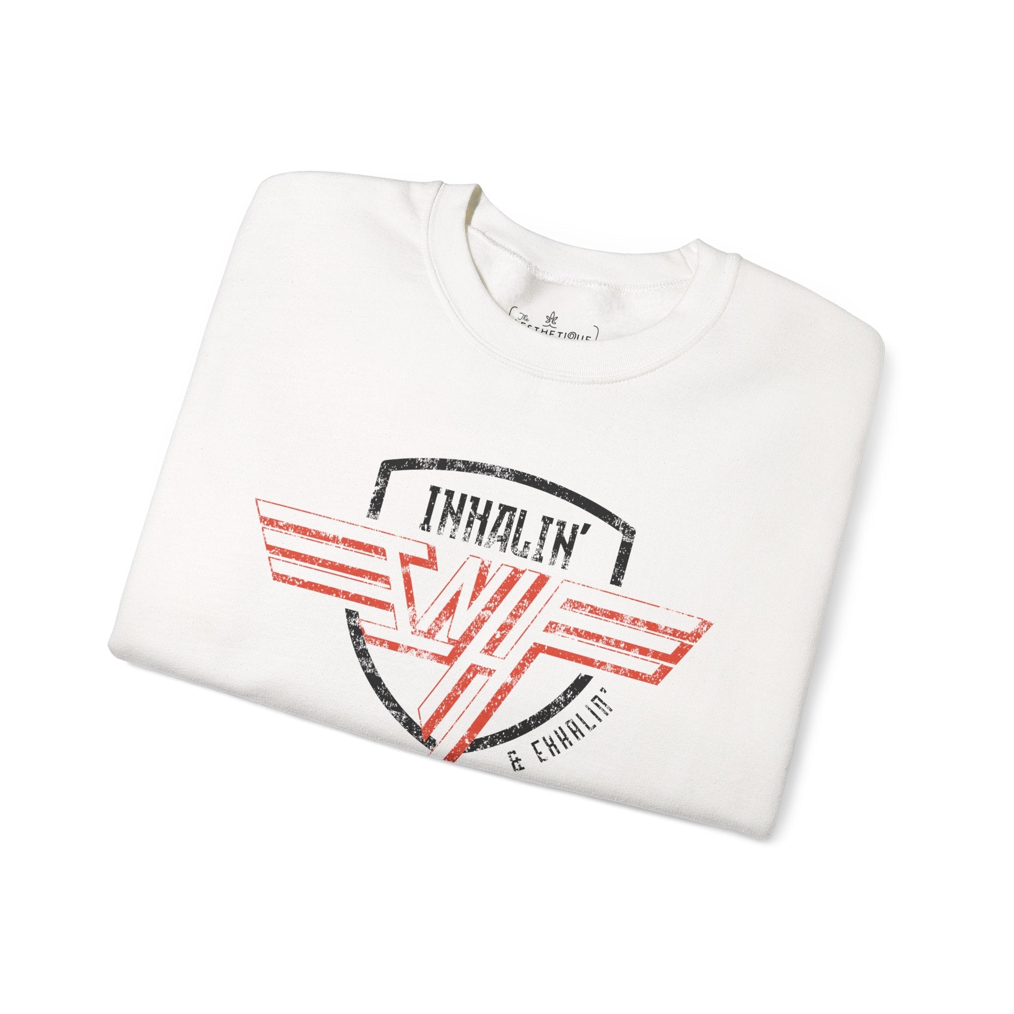 Inhalin' & Exhalin' So I Don't Come Unchained Regulation Adult Unisex Crewneck Sweatshirt