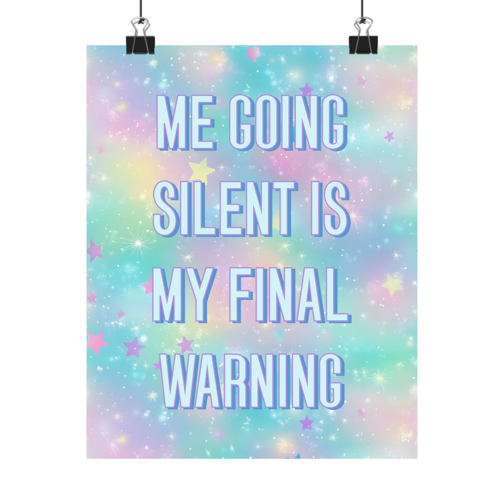 Bespattered Facade "Final Warning" Giclée Archival Matte Paper Prints