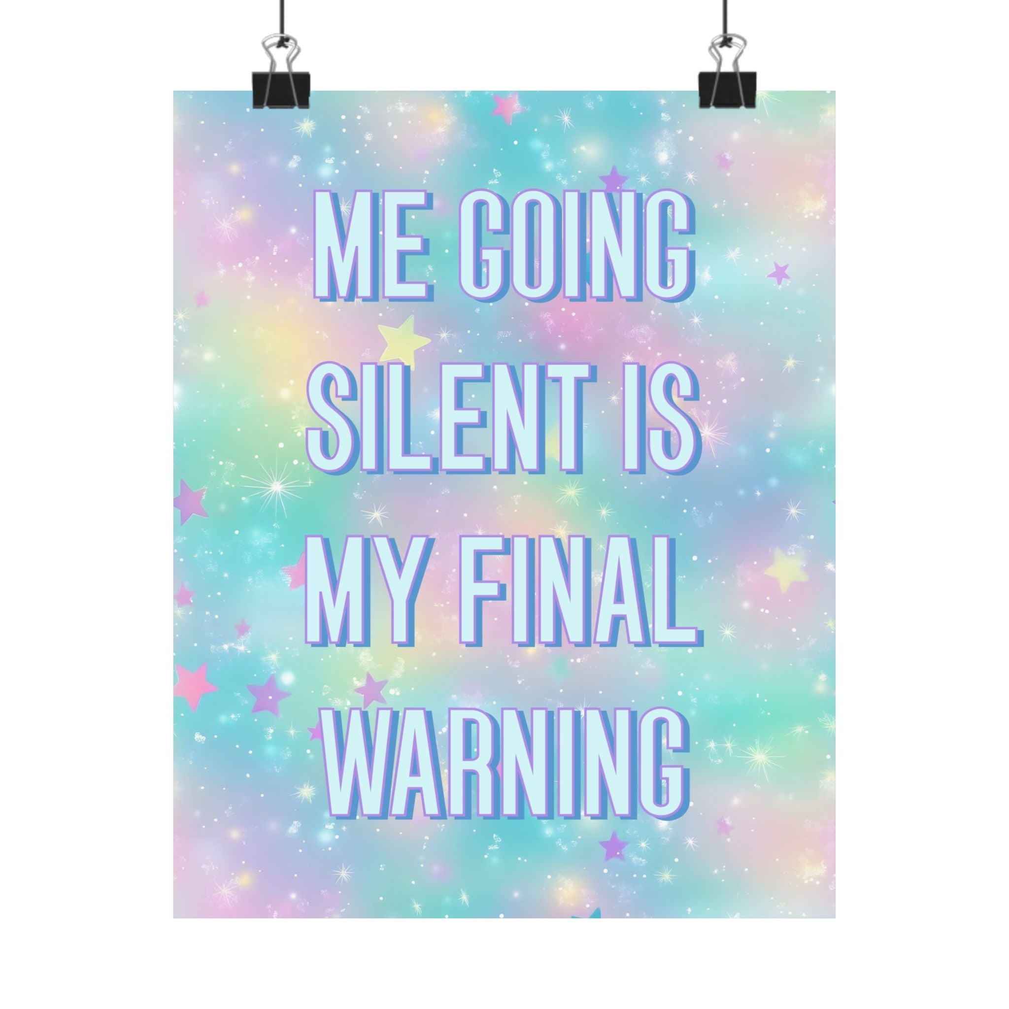 Bespattered Facade "Final Warning" Giclée Archival Matte Paper Prints