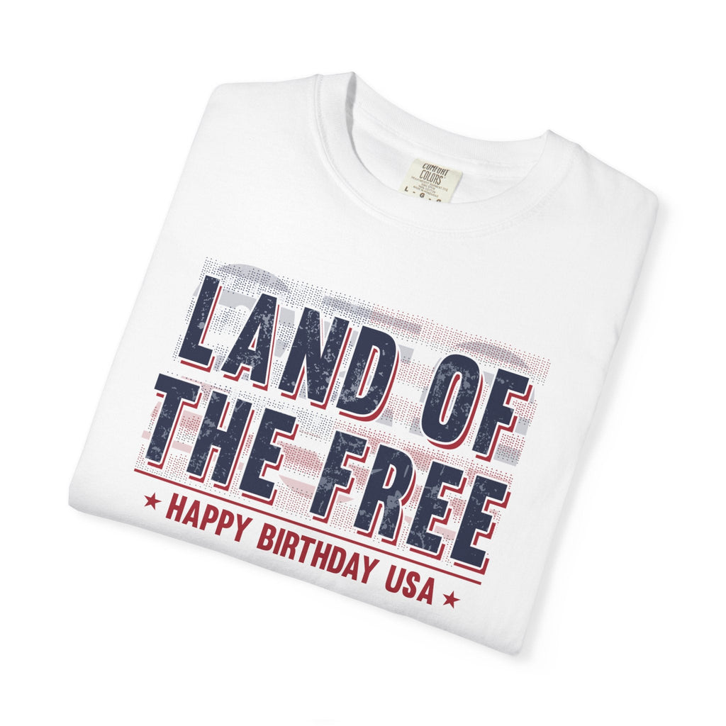 America 250 – “Land of the Free” Happy Birthday USA T-Shirt