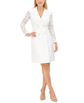 Vince Camuto Womens Signature Stretch Lace Tuxedo Dress - Ivy, Size 14