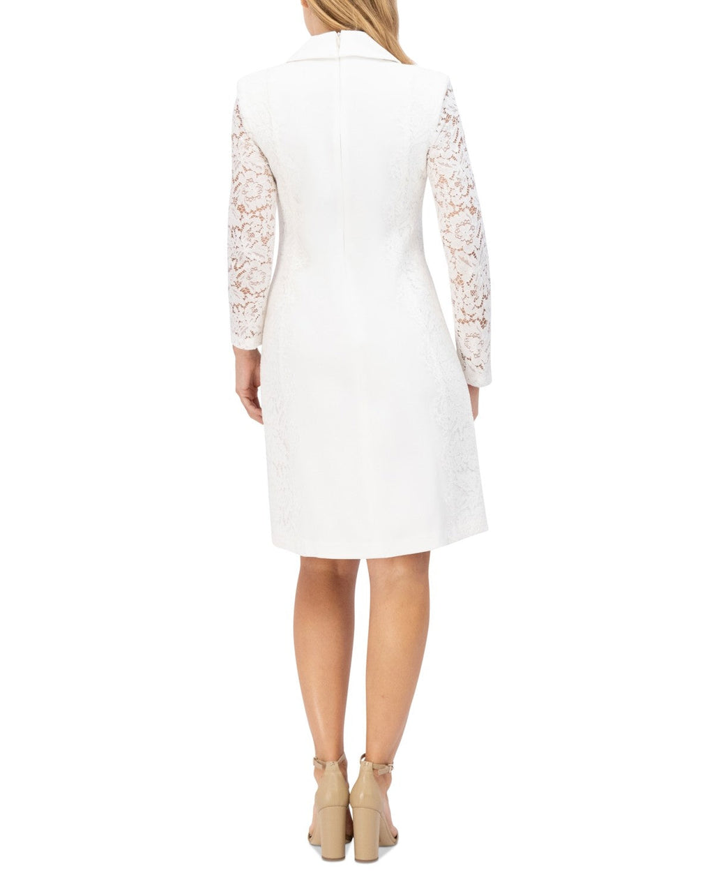 Vince Camuto Womens Signature Stretch Lace Tuxedo Dress - Ivy, Size 14