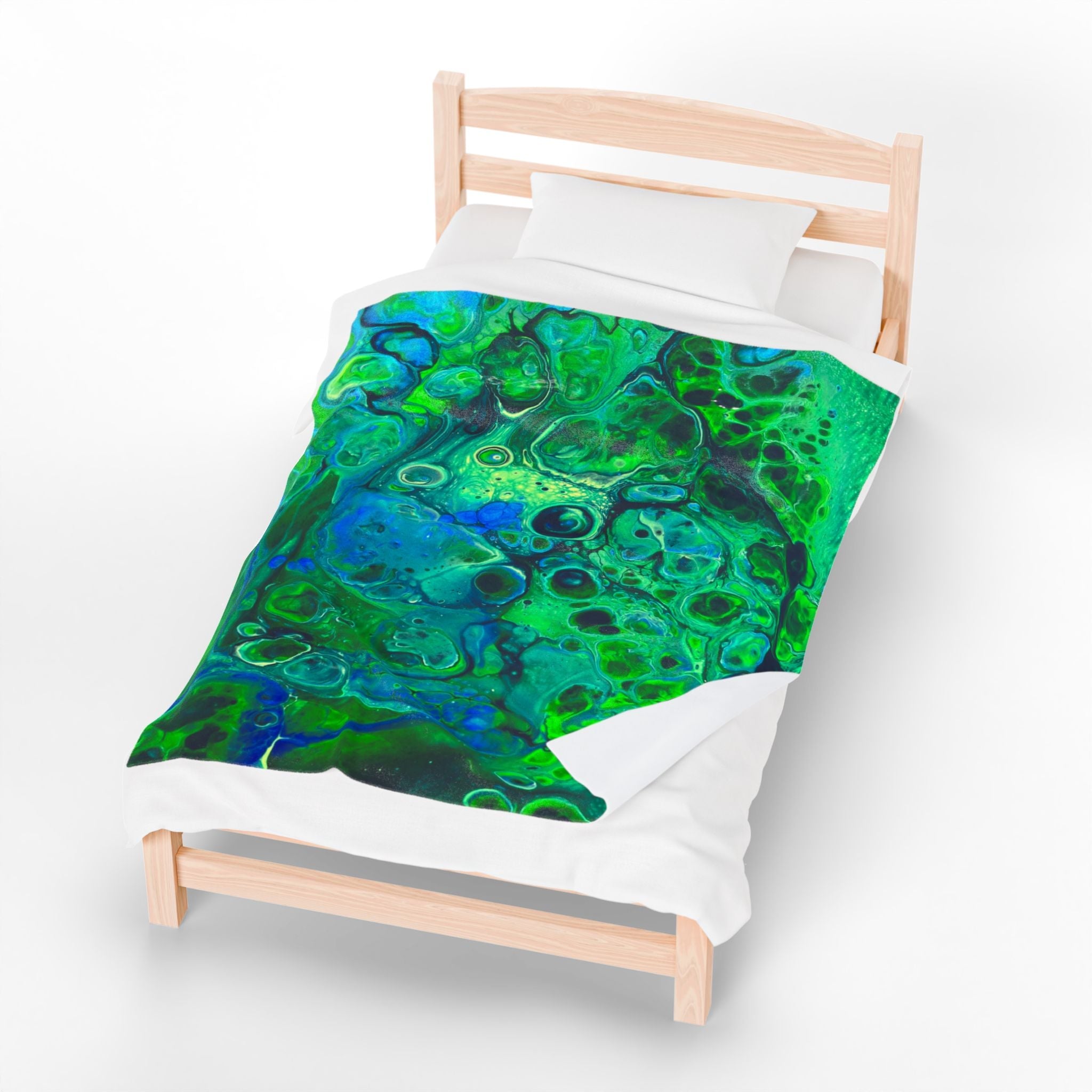 Bespattered Facade Radioactive Velveteen Plush Blanket | 3 Sizes