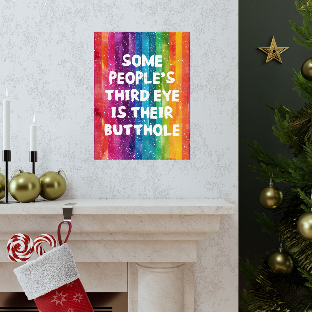 Bespattered Facade All-Seeing Butthole Rainbow Giclée Archival Matte Paper Prints