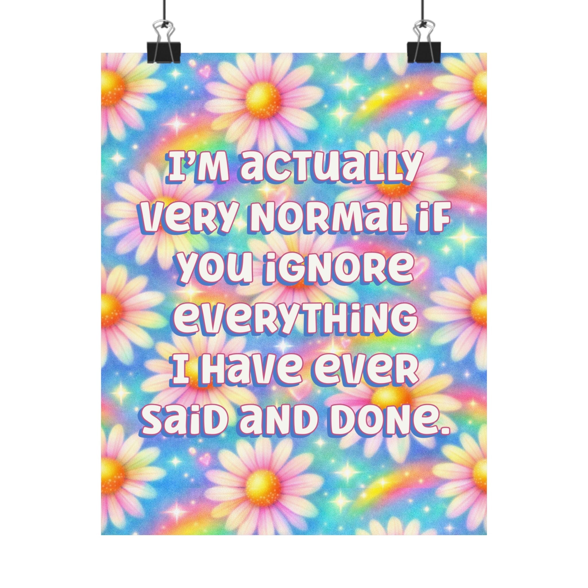Bespattered Facade "Very Normal" Giclée Archival Matte Paper Prints