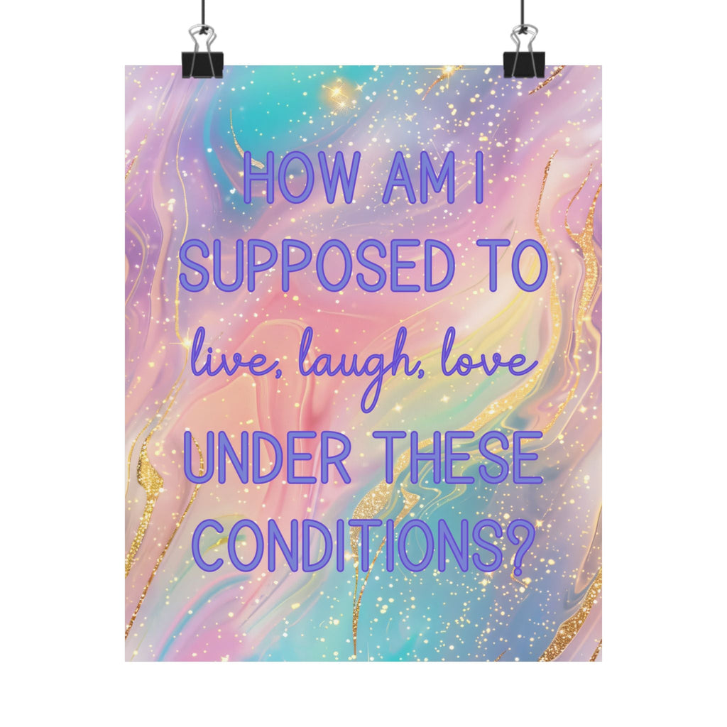 Bespattered Facade "Live, Laugh, Love" Giclée Archival Matte Paper Prints