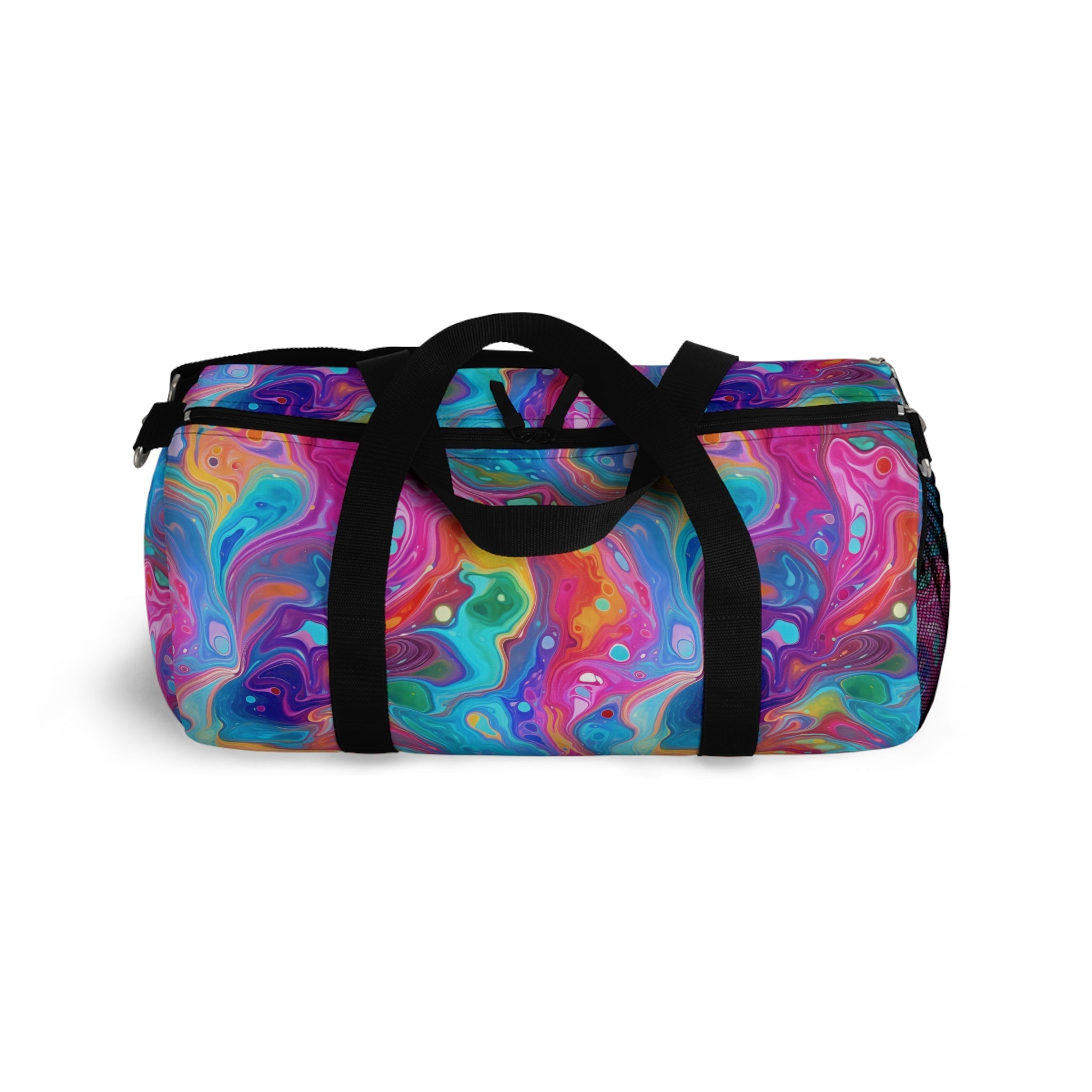 Bespattered Facade Rainbow Flow Duffel Bag | 2 Sizes