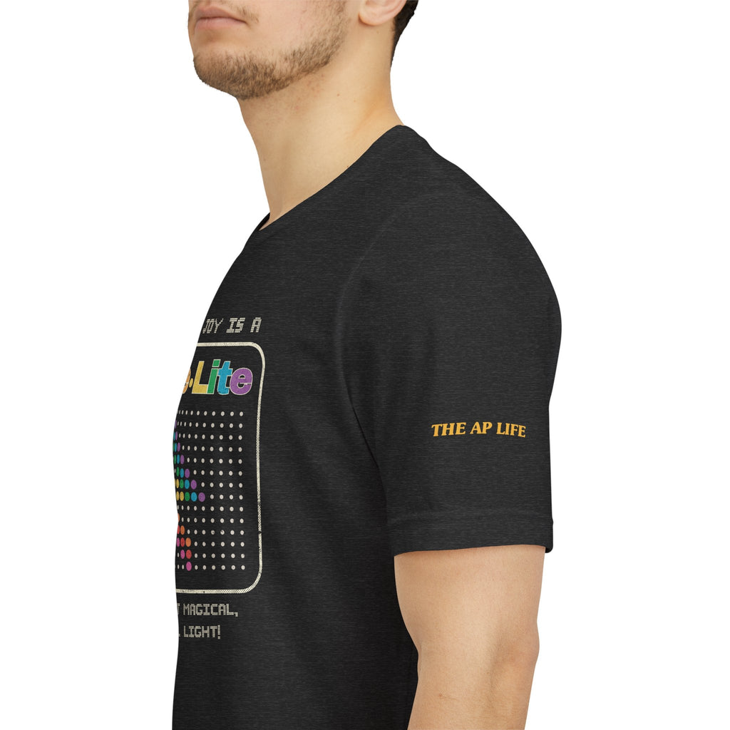Autistic Joy is a Bright Light - Adult Unisex Jersey Tee
