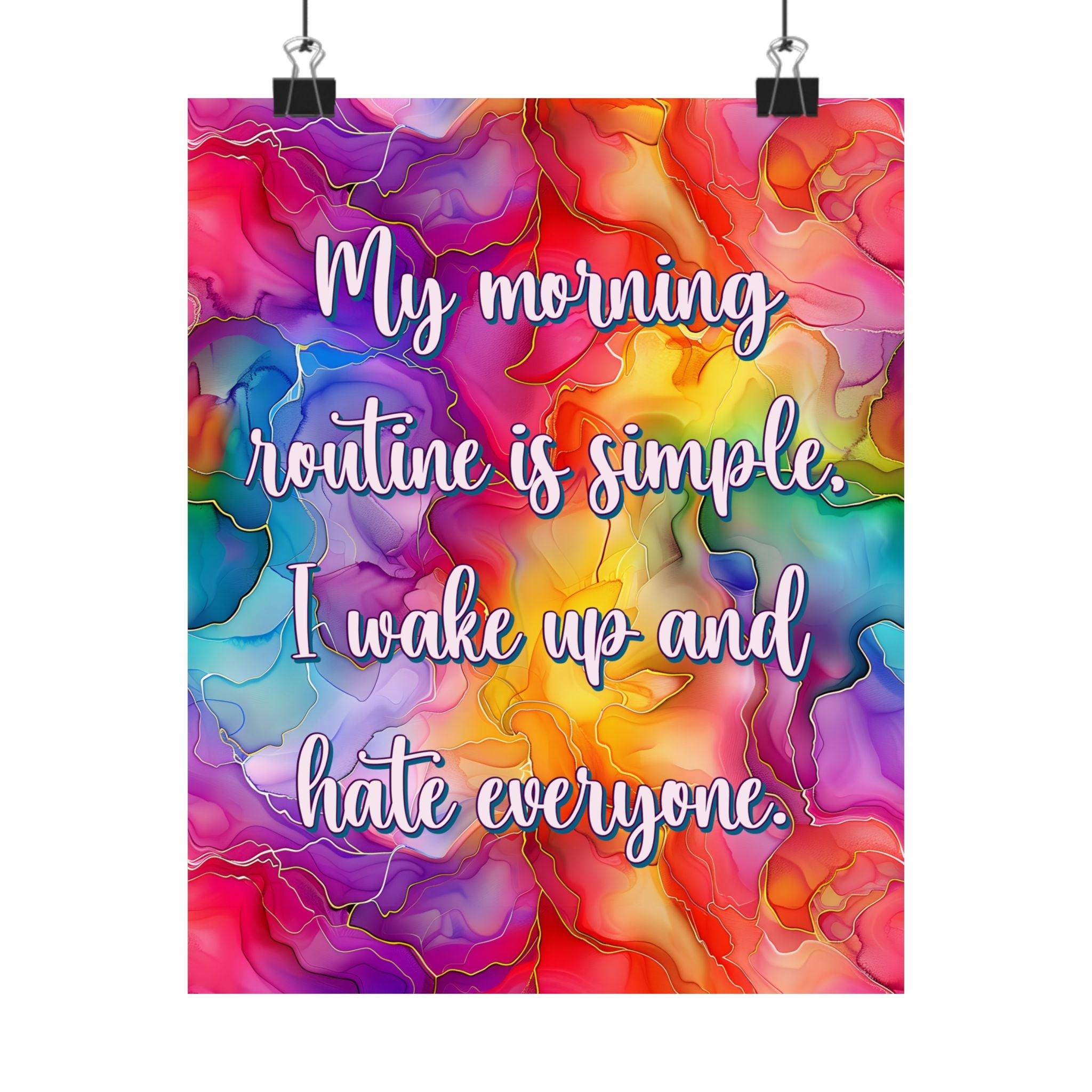 Bespattered Facade "Morning Routine" Giclée Archival Matte Paper Prints
