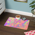 Bespattered Facade Rainbow Sherbet Pet Food Mat