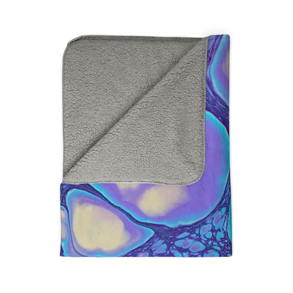 Bespattered Facade Persephone Fleece Sherpa Blanket | 2 Colors & Sizes
